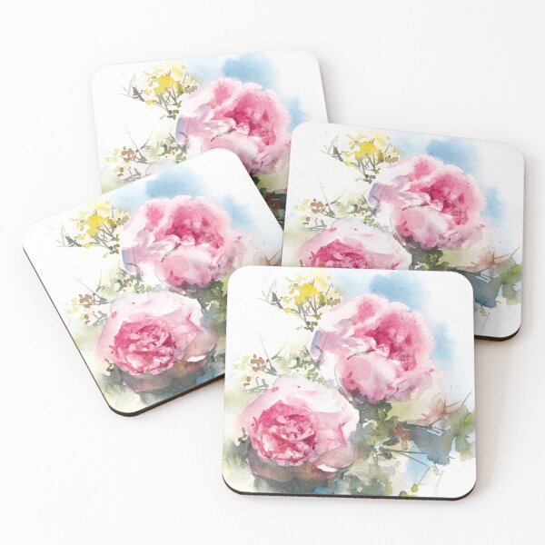 Item preview, Delicate Roses in Watercolor designed and sold by CanotStop.