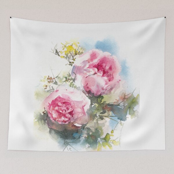 Item preview, Delicate Roses in Watercolor designed and sold by CanotStop.