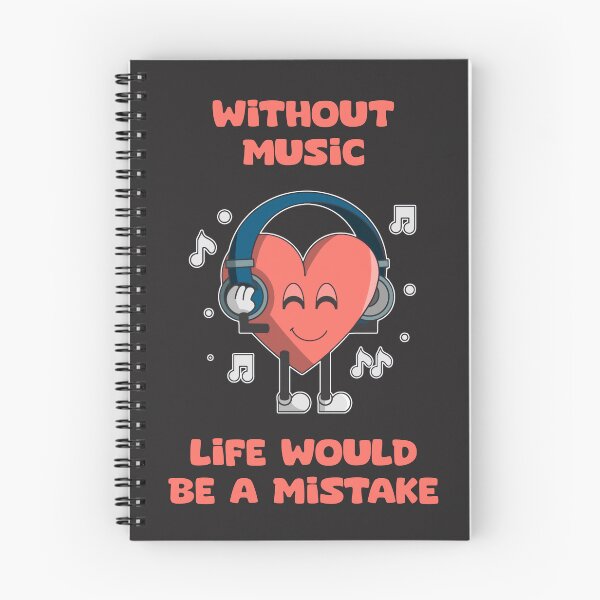 Item preview, Without Music Life Would Be a Mistake designed and sold by BuenoStudio.