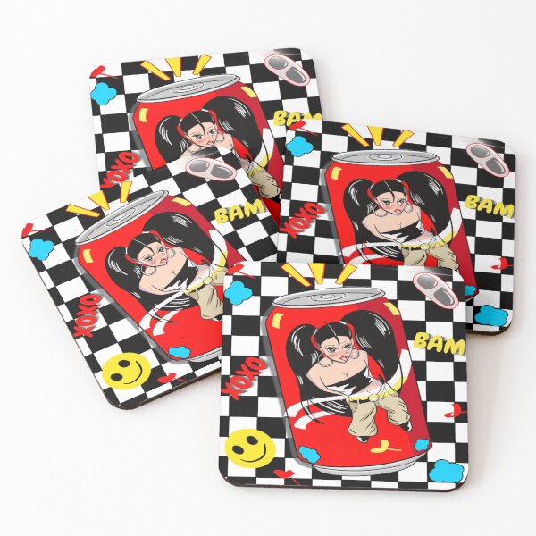 Item preview, Anime-style illustration inspired by a very stylish girl inside a soda can. designed and sold by Lyxeiart.