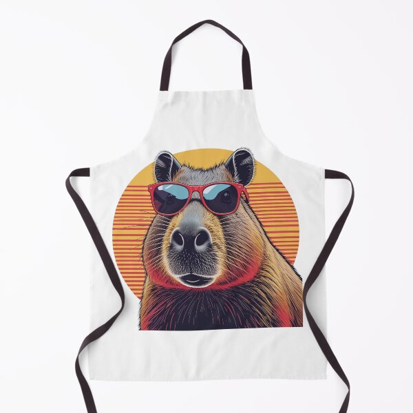 Item preview, Capybara Cool: The King of Relaxation with Glasses designed and sold by Mau05store.