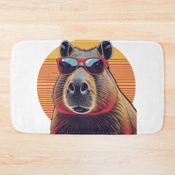 Item preview, Capybara Cool: The King of Relaxation with Glasses designed and sold by Mau05store.