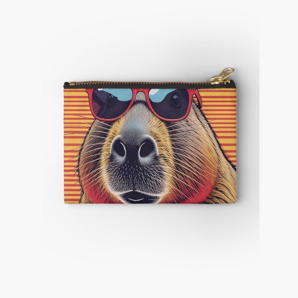 Item preview, Capybara Cool: The King of Relaxation with Glasses designed and sold by Mau05store.