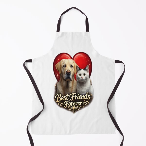 Item preview, Best Friends Forever Dog and Cat Heart Design | Pet Lover Gift designed and sold by ELVIN DESIGNS.