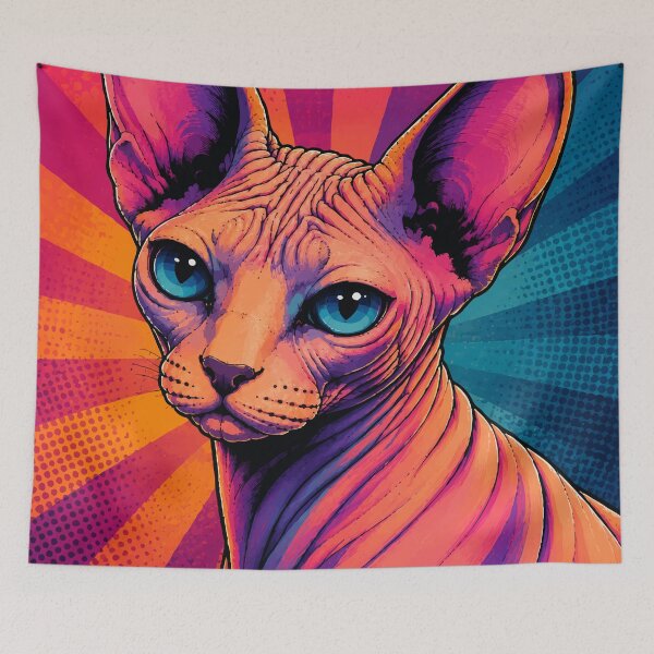 Item preview, Neon Sphynx designed and sold by AbstractAnom.