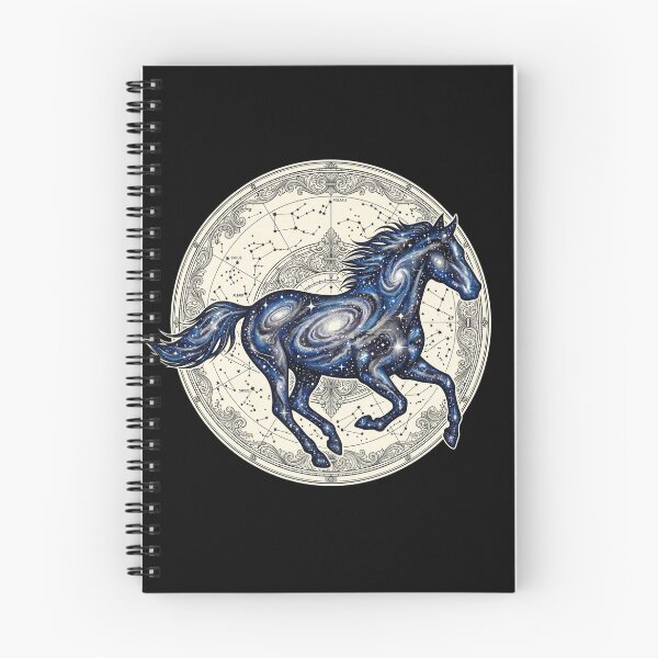 Item preview, Celestial Galaxy Horse Vintage Constellation Art designed and sold by Ortsas.