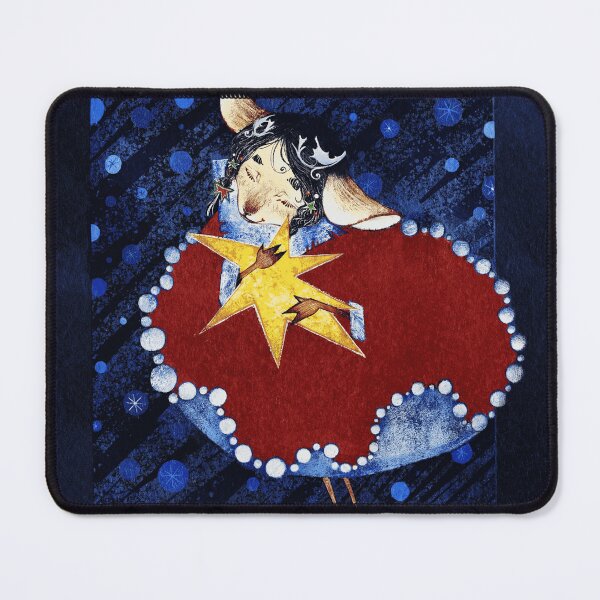 Item preview, Goat Witch Star Dark Winter Card designed and sold by Hommatewel.