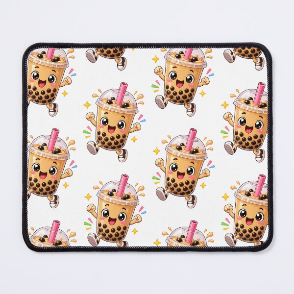 Item preview, Happy Bubble Tea Sticker | Cute Boba Cartoon designed and sold by Creativeeworld777.