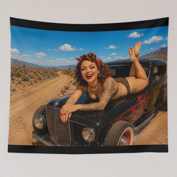 Item preview, Veronika - Bikini Hotrod - Pinup designed and sold by FoozGirlz.