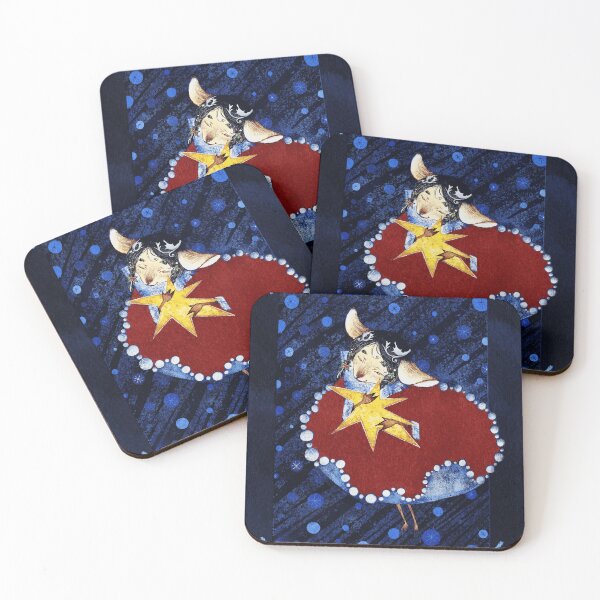 Item preview, Goat Witch Star Dark Winter Card designed and sold by Hommatewel.