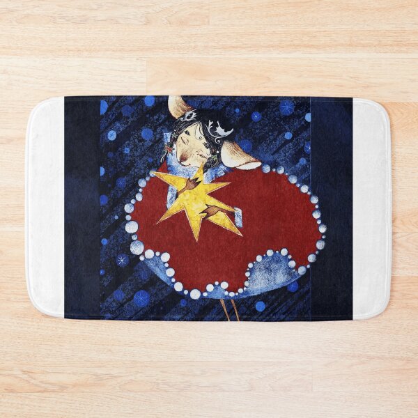 Item preview, Goat Witch Star Dark Winter Card designed and sold by Hommatewel.