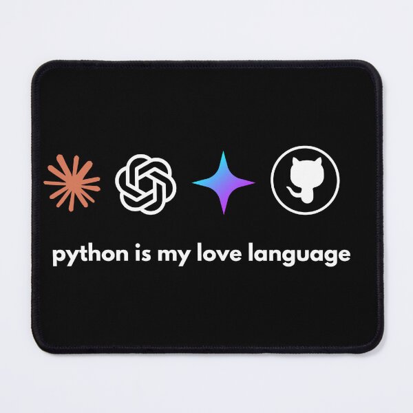 Artikelvorschau, Python ist meine Liebessprache entworfen und verkauft von Wear your geek.