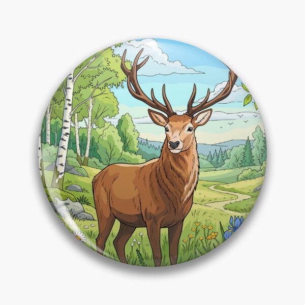 Artikelvorschau, Märchenhirsch entworfen und verkauft von Alla Gill.