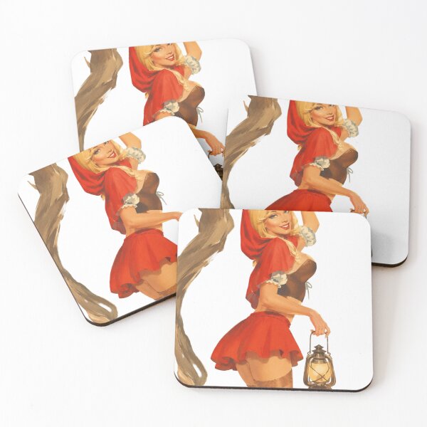 Item preview, Vintage Little Red Riding Hood Pinup designed and sold by Cosplayvintage.