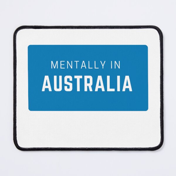 Item preview, Mentally in Australia - Minimal designed and sold by drymartini52.