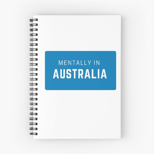 Item preview, Mentally in Australia - Minimal designed and sold by drymartini52.