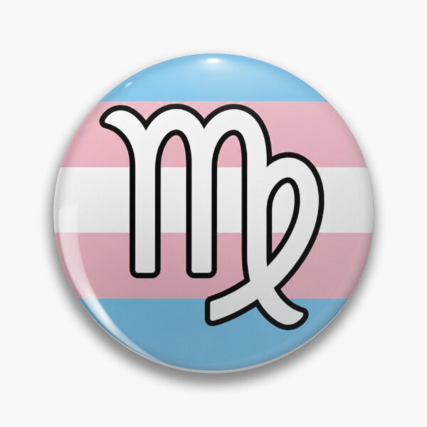 Item preview, Virgo Trans Pride Symbol designed and sold by MandiDaniDesign.