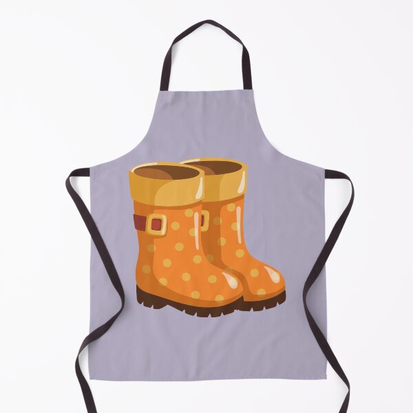 Item preview, Cute Orange Rain Boots designed and sold by EvLip-Artist.