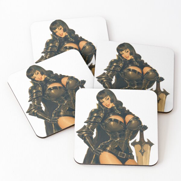 Item preview, Black Armor Pinup Girl designed and sold by Cosplayvintage.