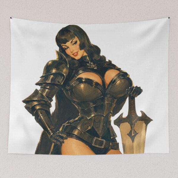 Item preview, Black Armor Pinup Girl designed and sold by Cosplayvintage.