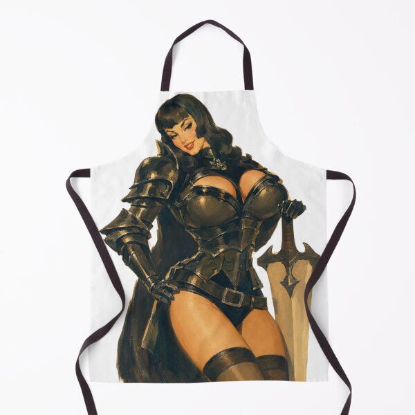 Item preview, Black Armor Pinup Girl designed and sold by Cosplayvintage.