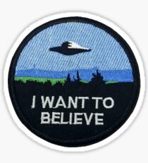 I want to believe patch inspired Sticker