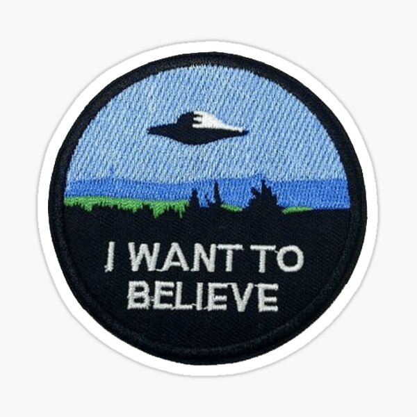 I want to believe patch inspired Sticker