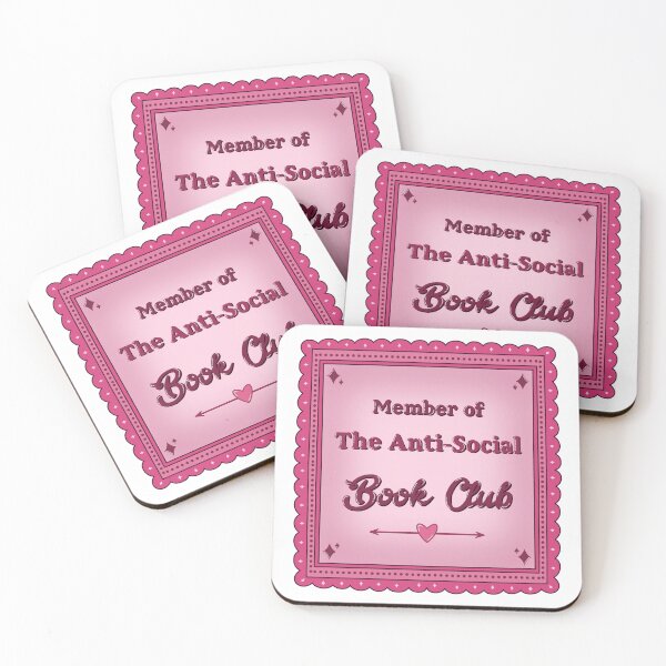 Item preview, Anti Social Book Club designed and sold by The Tsundoku Chronicles .