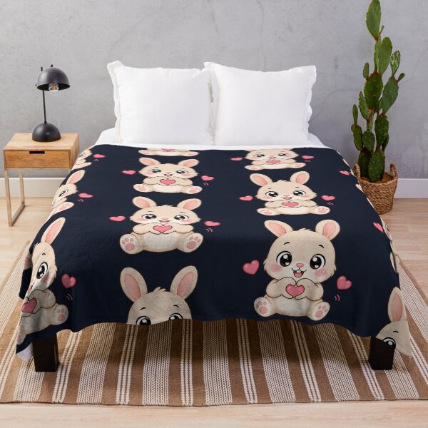 Item preview, Cute Kawaii Bunny Making Heart designed and sold by Seculinator.