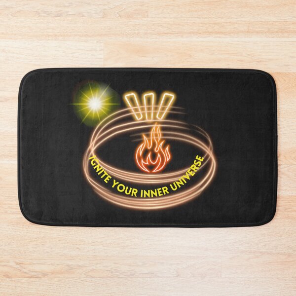 Item preview, Ignite Your Inner Universe - Cosmic Neon Flame Aesthetic Art designed and sold by alalame.