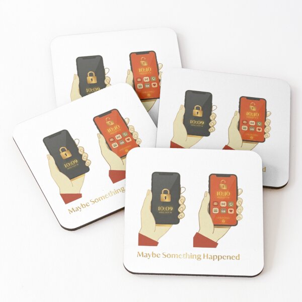Item preview, Maybe Something Happened Funny Phone Addiction Checking Screen Illustration designed and sold by Northern Glow Art.