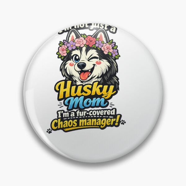 Item preview, Funny Husky Mom Fur Covered Chaos Manager designed and sold by Presshue.