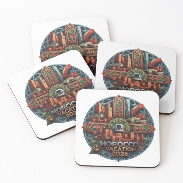 Item preview, Morocco Vacation 2026 - Souvenir & Travel Emblem designed and sold by positivitymed.
