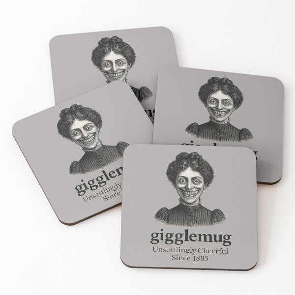 Item preview, Gigglemug – Unsettlingly Cheerful Since 1885 designed and sold by Altered Array, LLC.