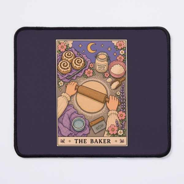 Item preview, The Baker Sourdough Bread Making Baking Tarot designed and sold by thecatcouch.