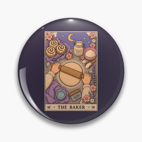 Item preview, The Baker Sourdough Bread Making Baking Tarot designed and sold by thecatcouch.