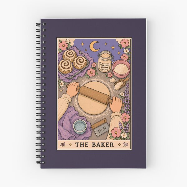 Item preview, The Baker Sourdough Bread Making Baking Tarot designed and sold by thecatcouch.