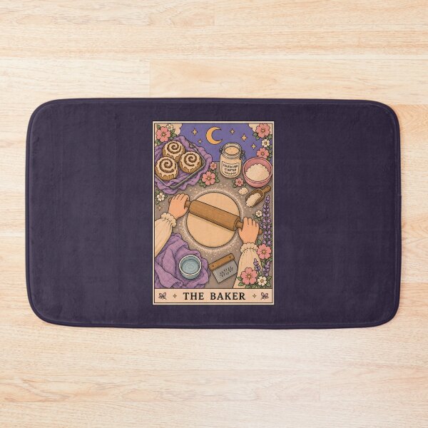 Item preview, The Baker Sourdough Bread Making Baking Tarot designed and sold by thecatcouch.