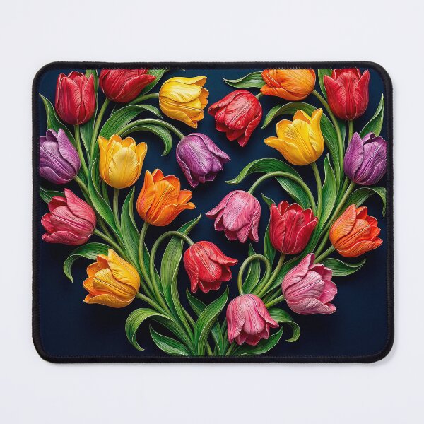 Item preview, Heart of Tulips designed and sold by Alla Gill.