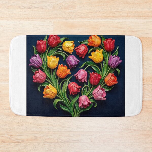 Item preview, Heart of Tulips designed and sold by Alla Gill.