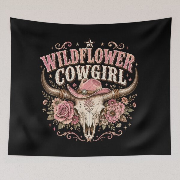 Item preview, Wildflower cowgirl with rustic charm designed and sold by Side Quest Co..