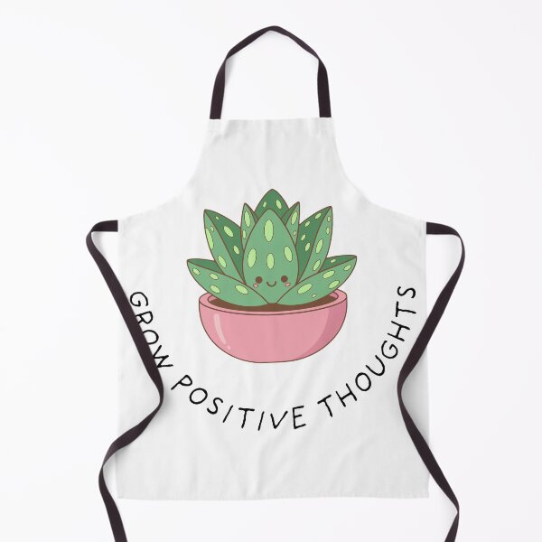 Item preview, Grow Positive Thoughts Cute Succulent Kawaii Plant Pun designed and sold by MedusaGialla.