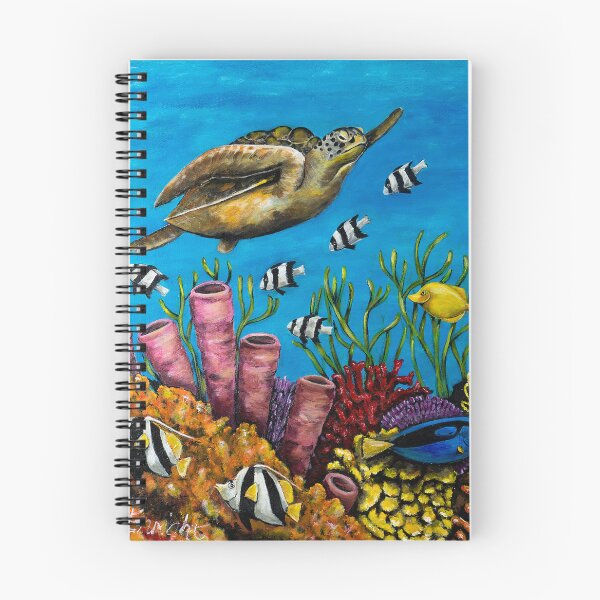 Item preview, Coral reef with turtle designed and sold by Lisa Enright.