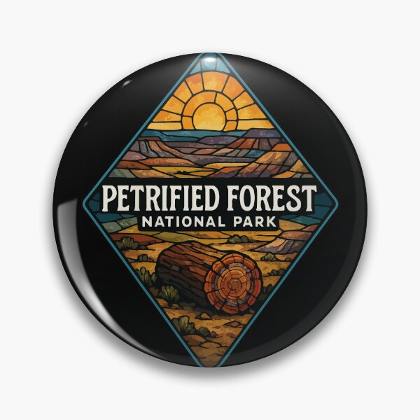 Item preview, Petrified Forest National Park Stained Glass Art designed and sold by TomFrontierArt.