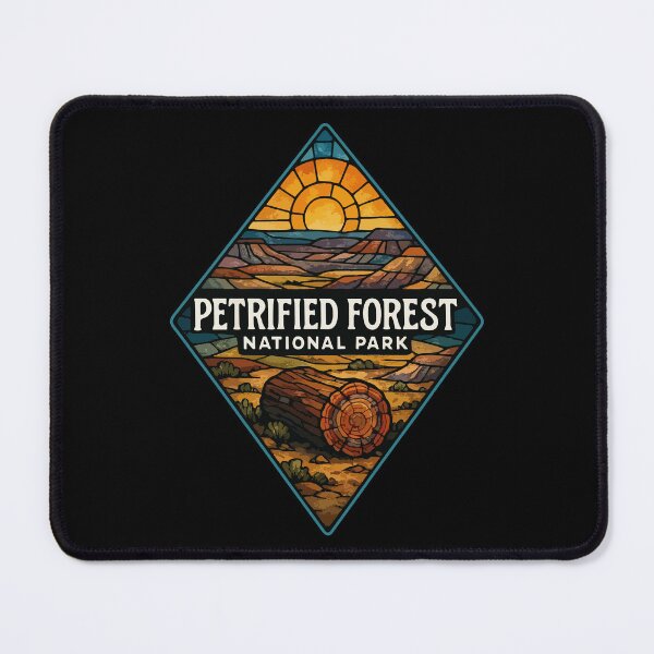 Item preview, Petrified Forest National Park Stained Glass Art designed and sold by TomFrontierArt.