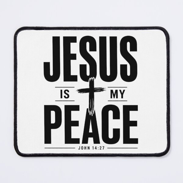 Item preview, Jesus Is My Peace Christian Faith Shirt designed and sold by Illustrated Faith.
