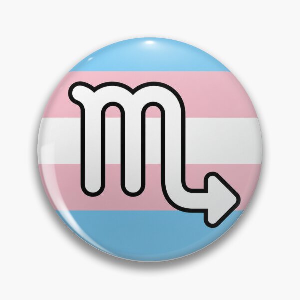 Item preview, Scorpio Trans Pride Symbol designed and sold by MandiDaniDesign.