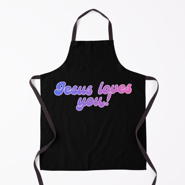 Item preview, Colourful Jesus Loves You Text designed and sold by TheLampClothing.
