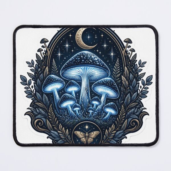 Item preview, Midnight Mushroom Society Forest Emblem designed and sold by StickyGuys.