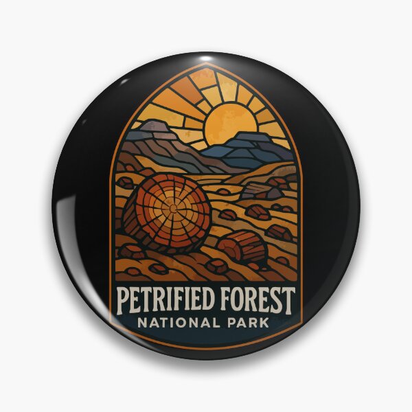 Item preview, Petrified Forest National Park Arizona Stained Glass Art designed and sold by TomFrontierArt.